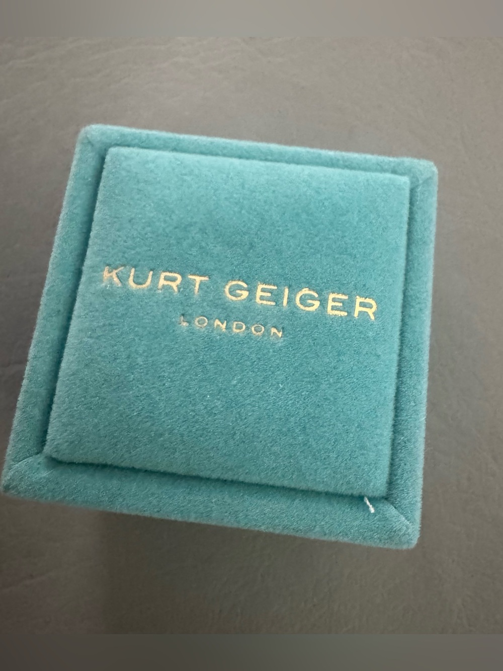 New Kurt Geiger Eagle Head Turquoise Ring - Picture 8 of 10